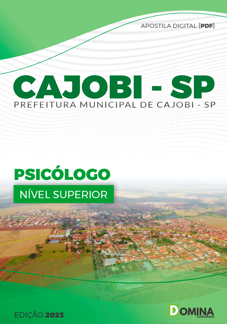 Apostila Concurso Pref Cajobi SP 2023 Psicólogo