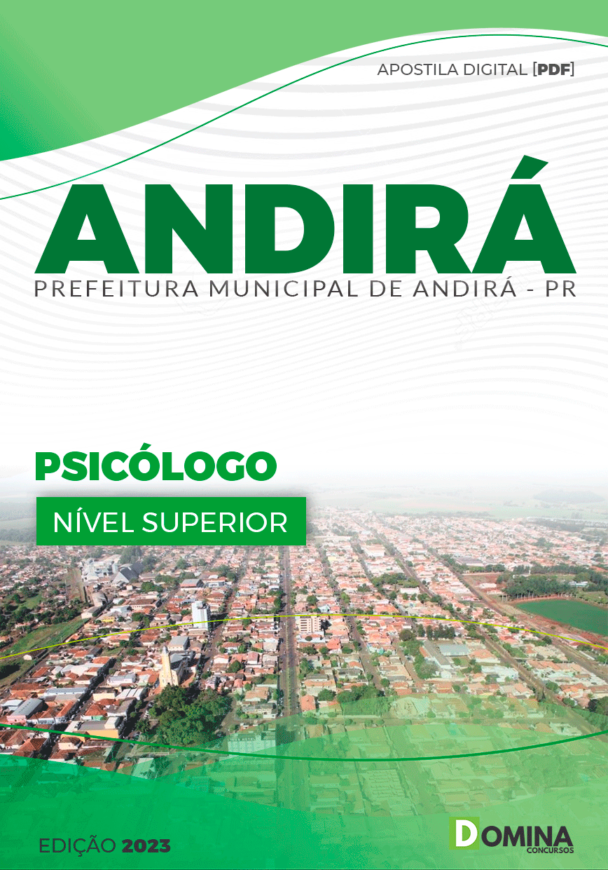 Apostila Pref Andirá PR 2023 Psicólogo