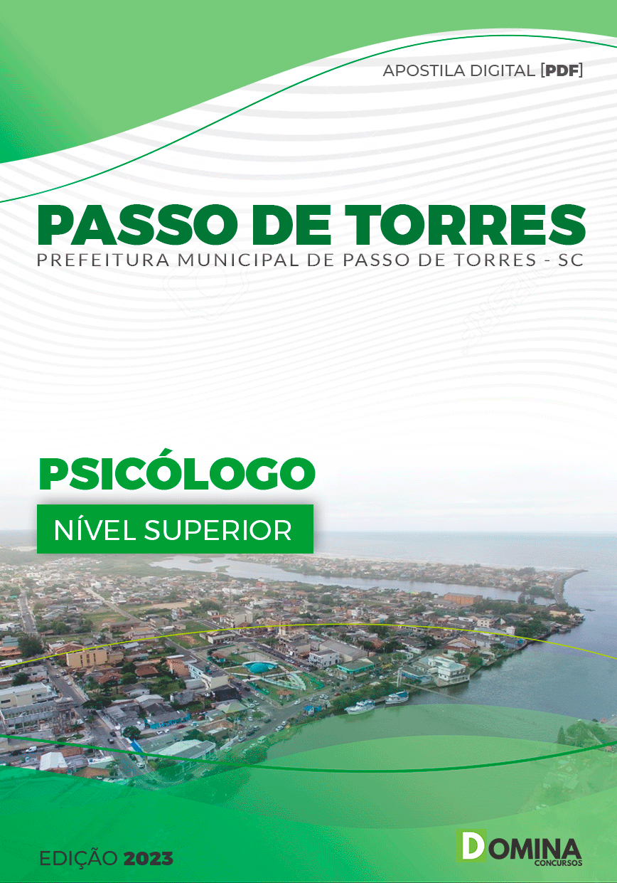 Apostila Concurso Pref Passo de Torres SC 2023 Psicólogo