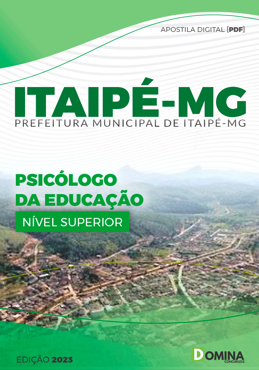Apostila Concurso Pref Itaipé MG 2023 Psicólogo Educação