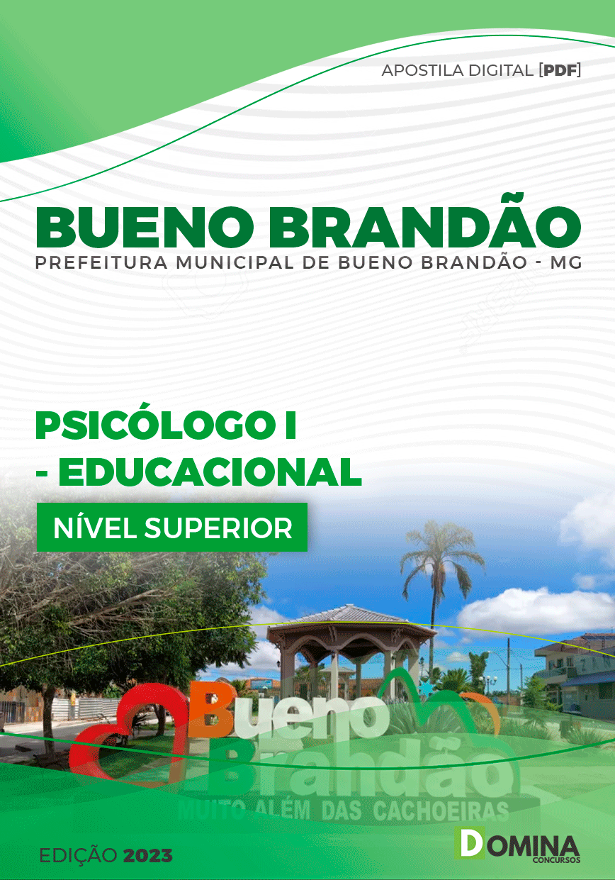 Apostila Pref Bueno Brandão MG 2024 Psicólogo I Educacional