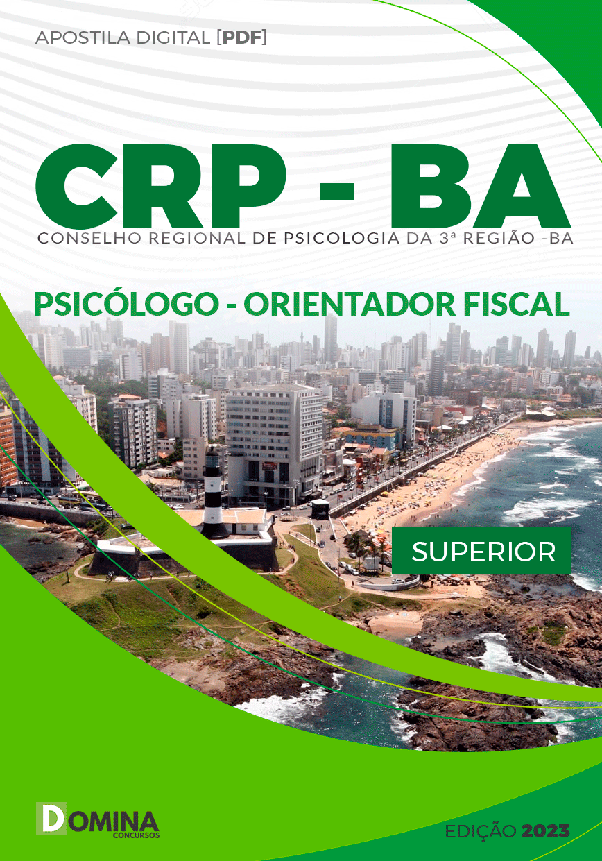 Apostila Concurso CRP BA 2023 Psicólogo Orientador Fiscal