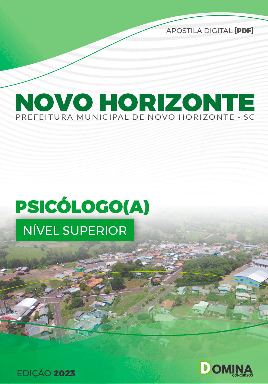 Apostila Pref Novo Horizonte SC 2023 Psicólogo