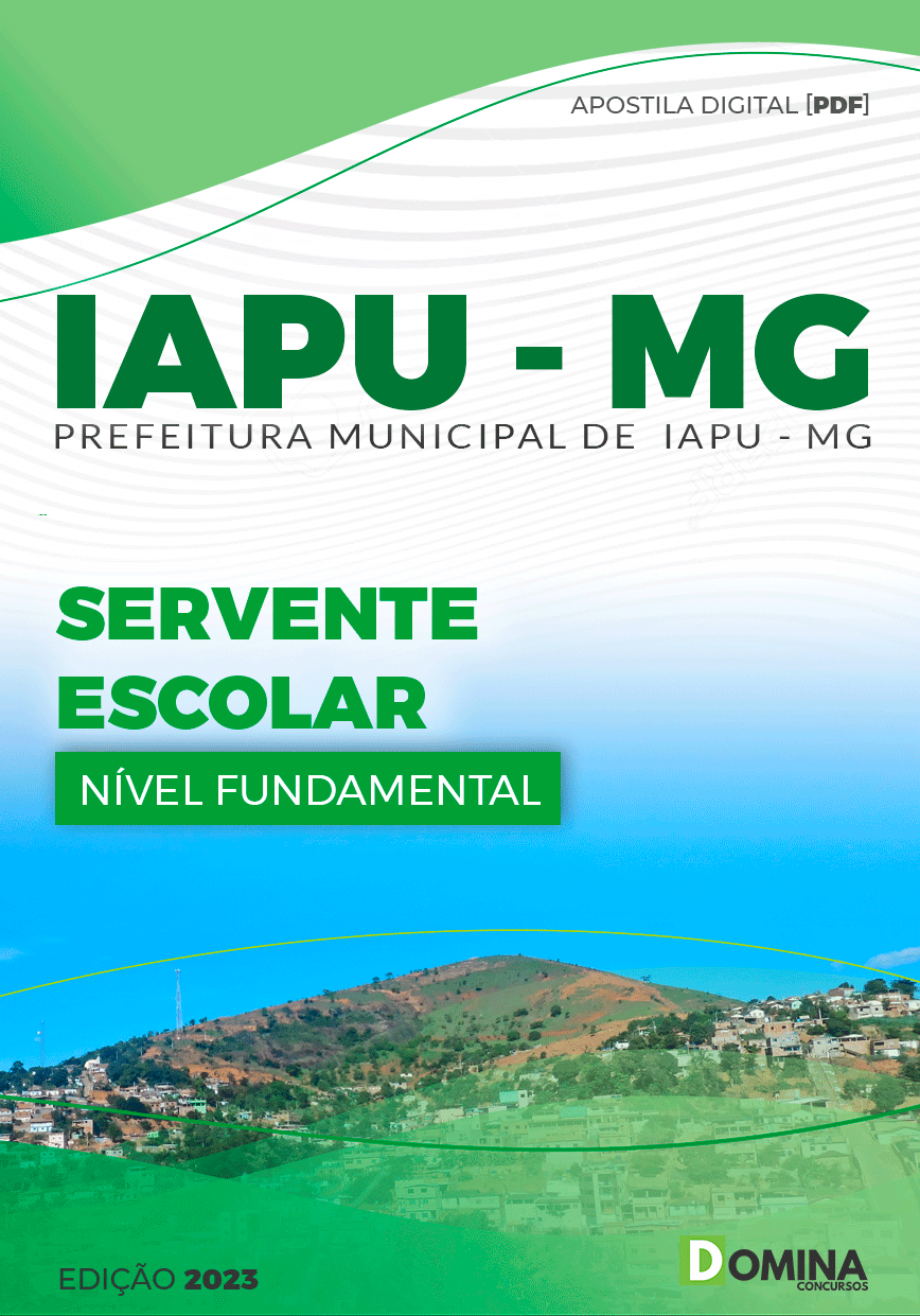 Apostila Concurso Pref Iapu MG 2023 Servente Escolar