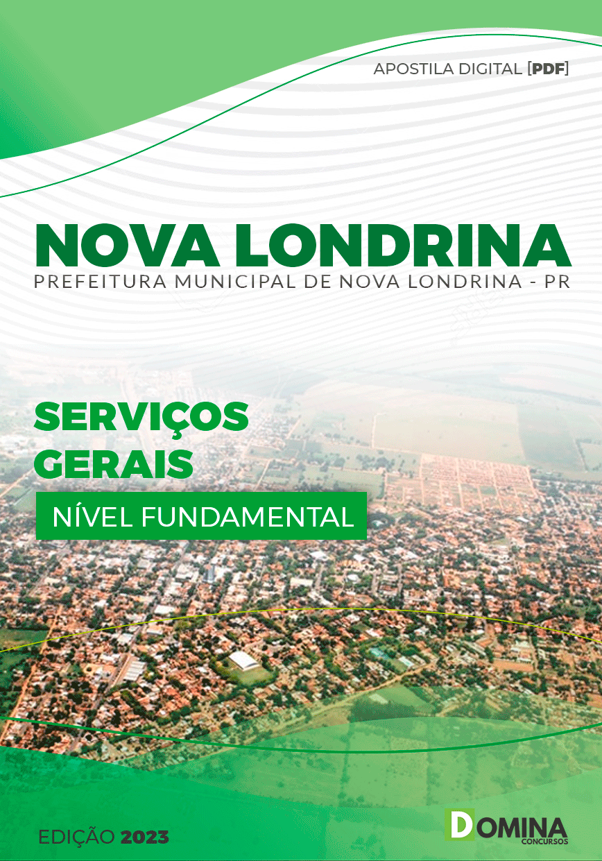 Apostila Pref Nova Londrina PR 2023 Serviços Gerais