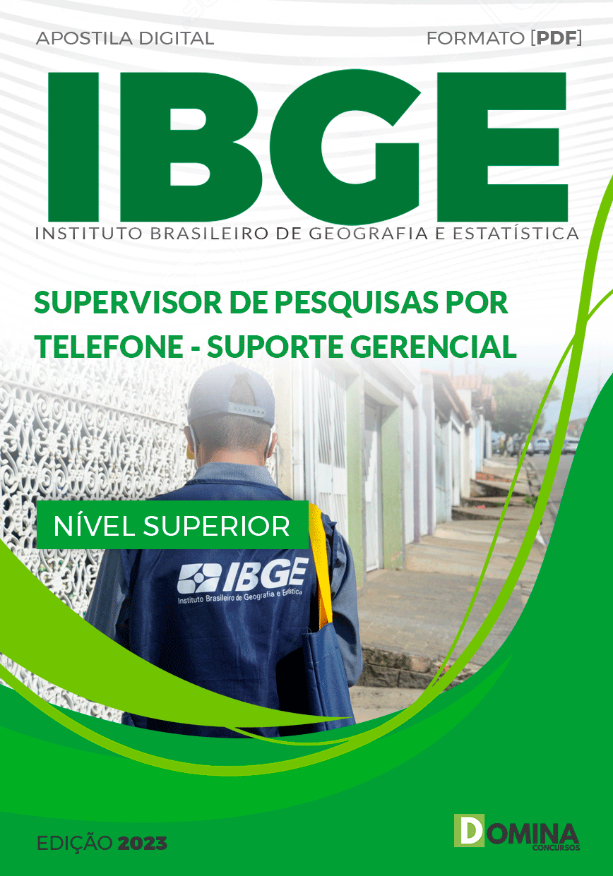 Apostila IBGE 2023 Supervisor Pesquisa Suporte Gerencial