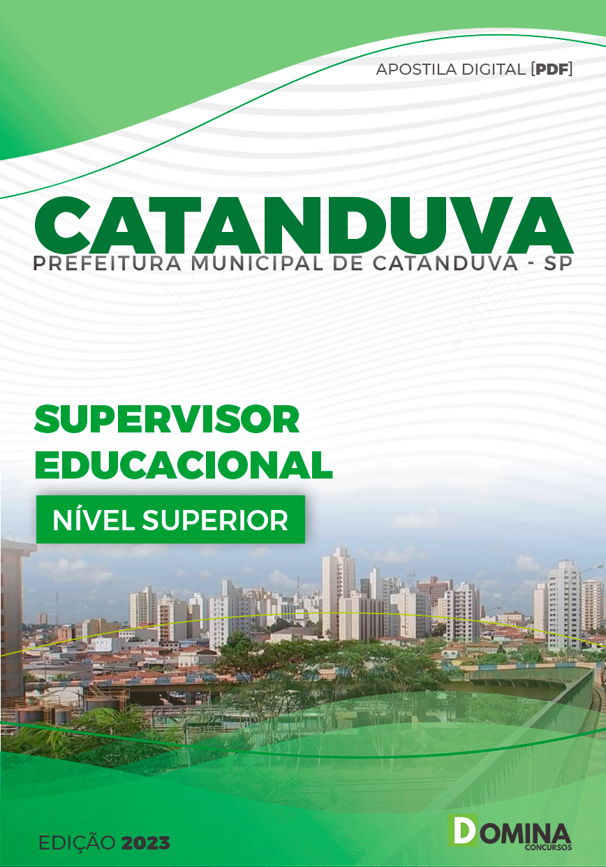 Apostila Pref Catanduva SP 2023 Supervisor Educacional