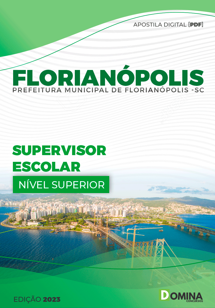 Apostila Pref Florianópolis SC 2023 Supervisor Escolar