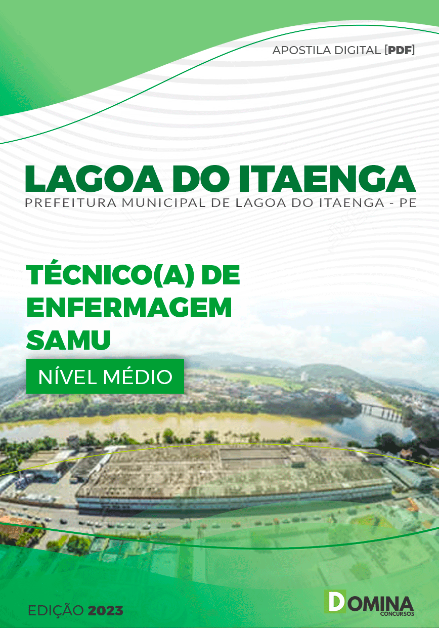 Apostila Pref Lagoa de Itaenga PE 2023 Técnico Enfermagem SAMU