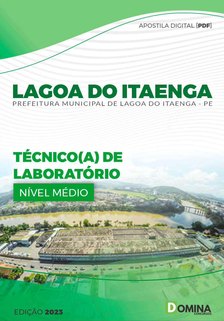 Apostila Pref Lagoa de Itaenga PE 2023 Técnico Laboratório