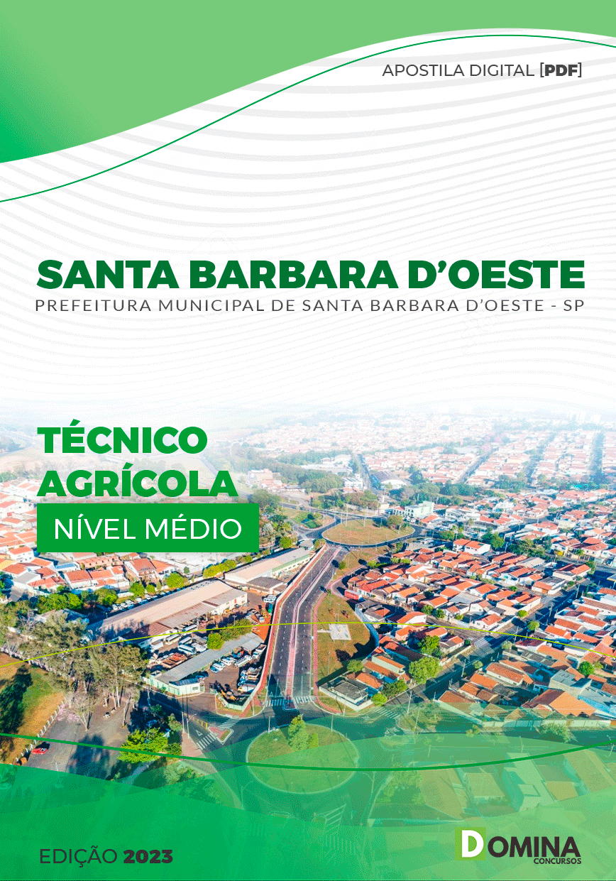 Apostila Pref Santa Barbara d’Oeste SP 2023 Técnico Agrícola