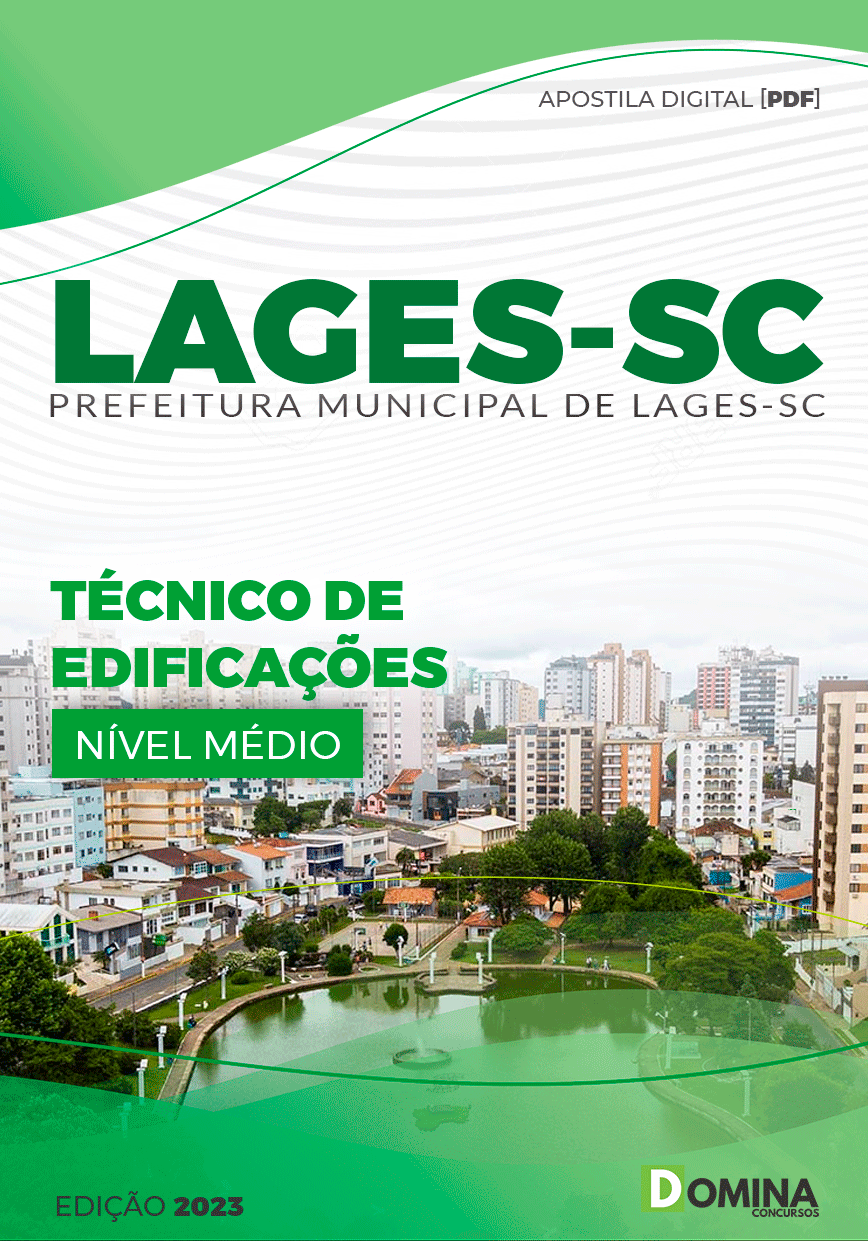 Apostila Concurso Pref Lages SC 2023 Técnico Edificações