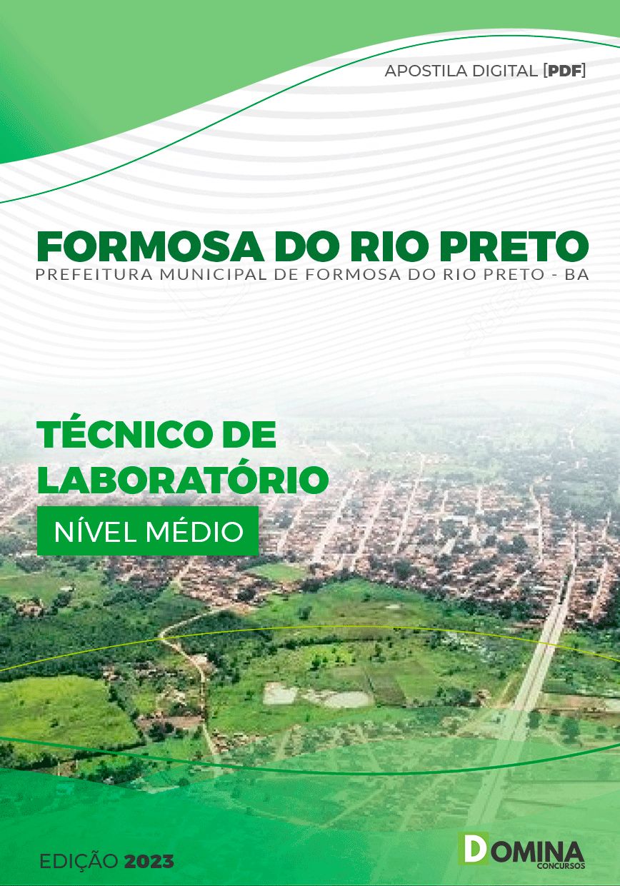Apostila Pref Formosa Rio Preto BA 2023 Técnico Laboratório