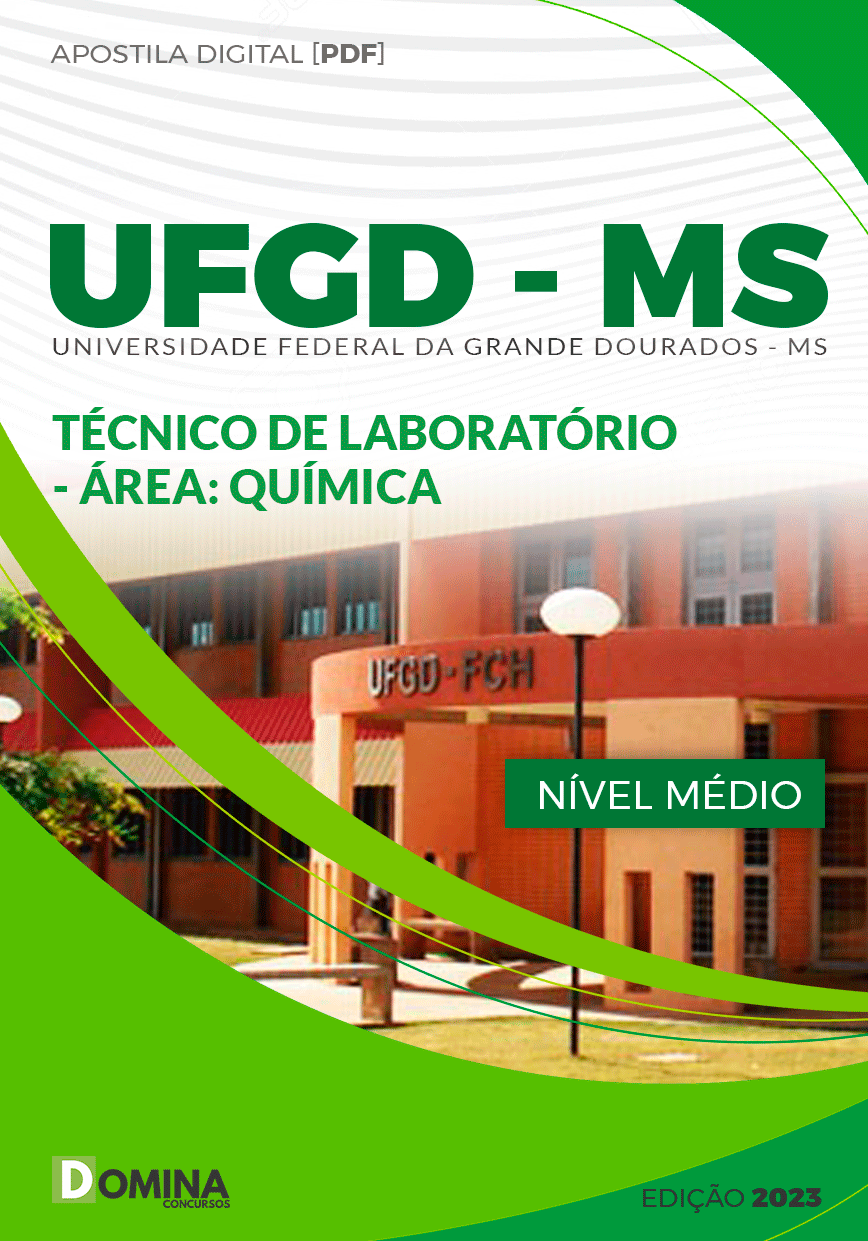 Apostila UFGD MS 2023 Técnico de Laboratório Química