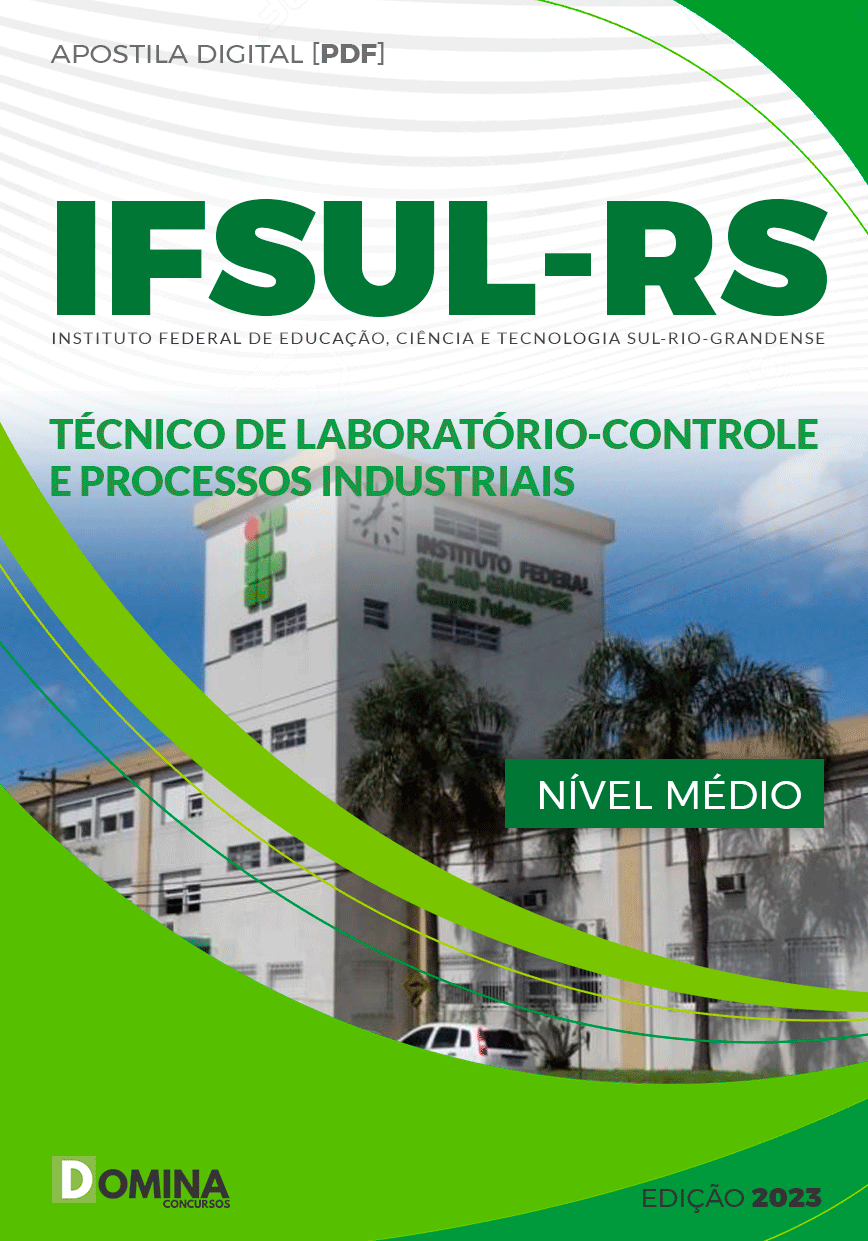 Apostila IFSUL RS 2023 Técnico Laboratório Processos Industriais