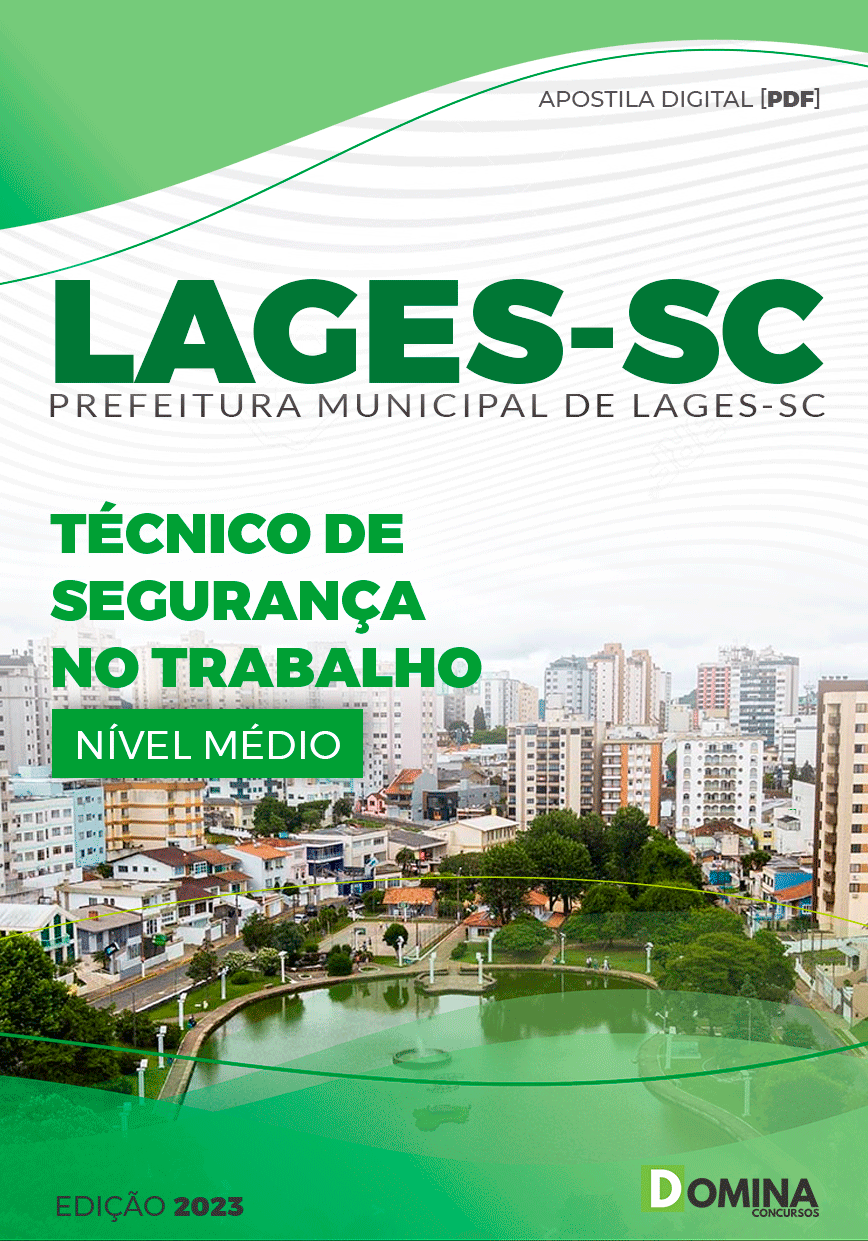 Apostila Pref Lages SC 2023 Técnico Segurança Trabalho