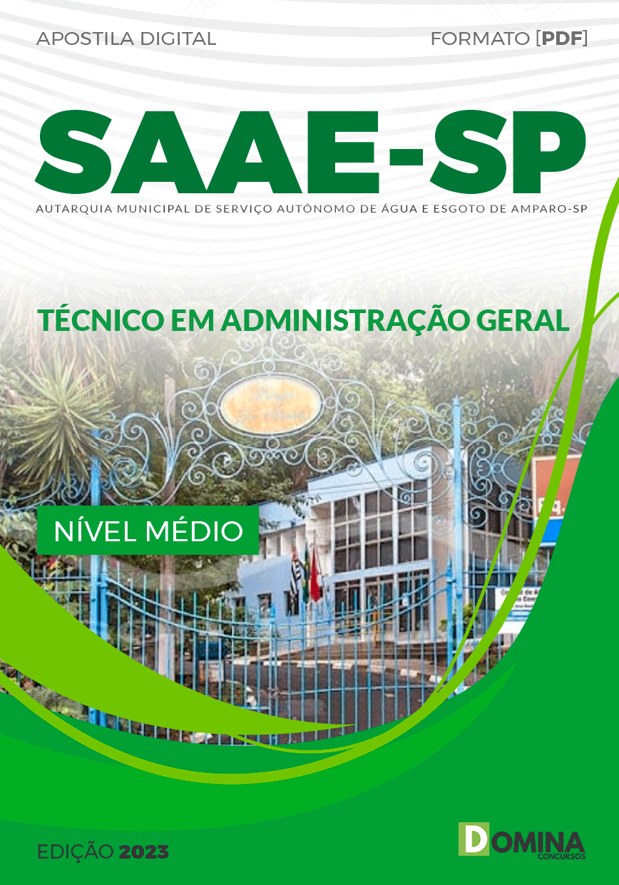 Apostila SAAE SP 2023 Técnico em Administração Geral