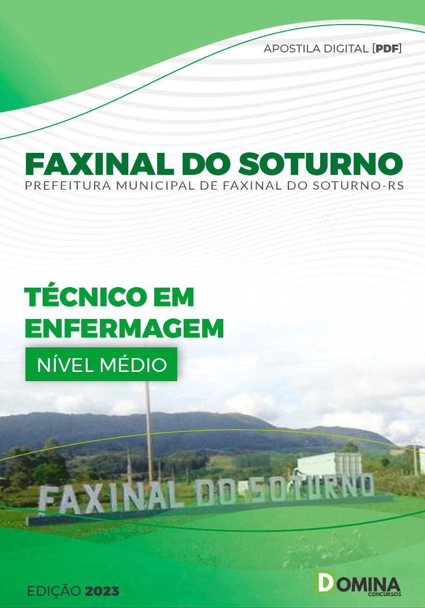 Apostila Pref Faxinal Soturno RS 2023 Técnico Enfermagem