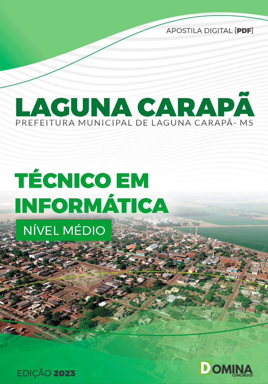 Apostila Pref Laguna Carapã MS 2023 Técnico Informática