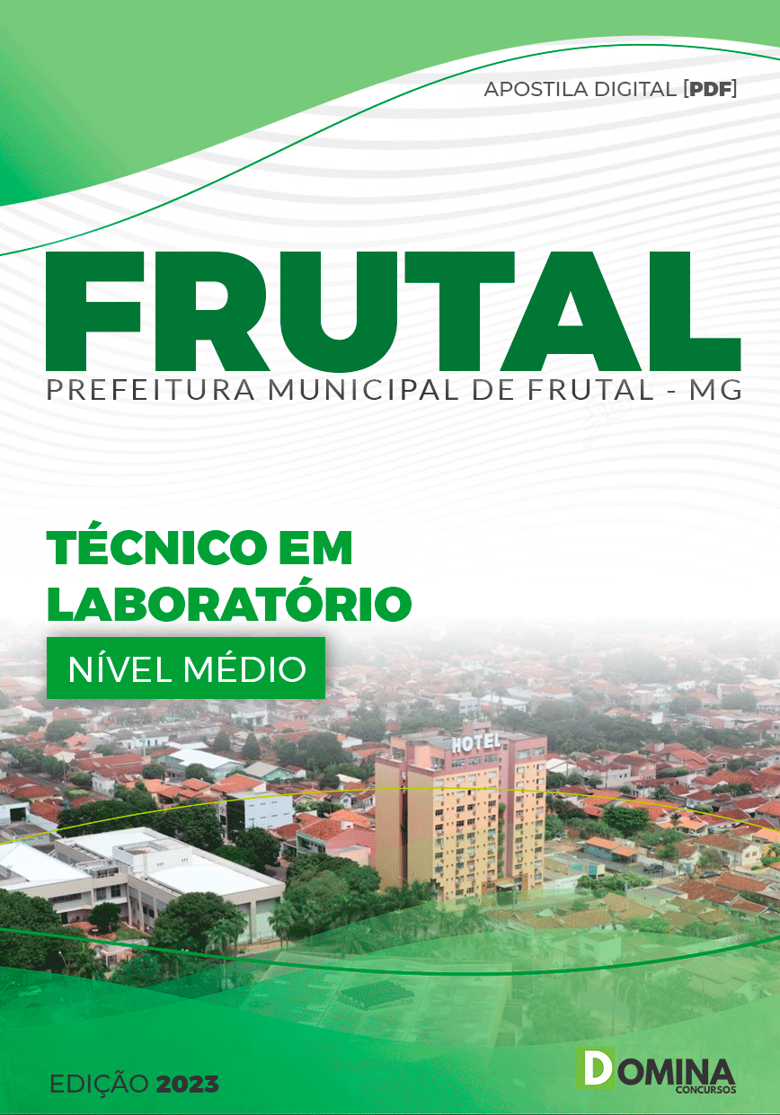 Apostila Concurso Pref Frutal MG 2023 Técnico Laboratório