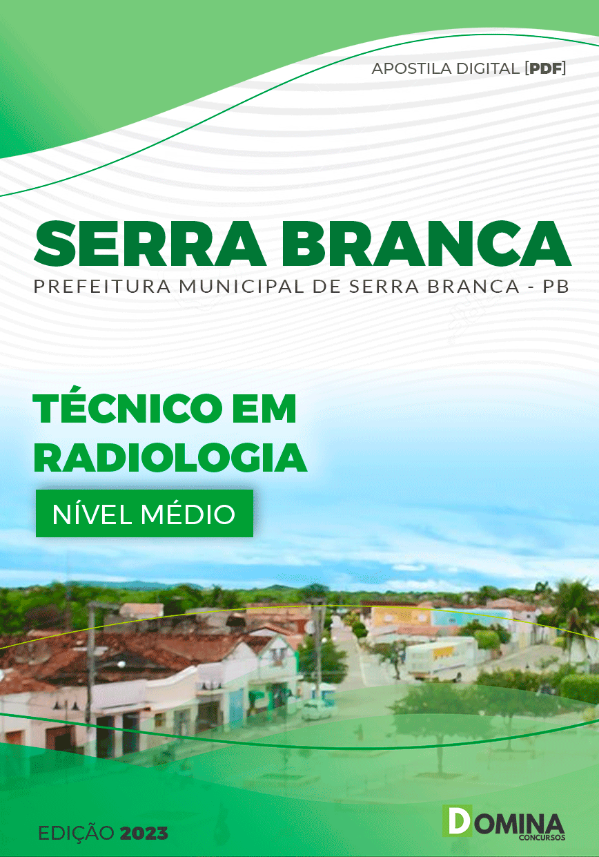 Apostila Pref Serra Branca PB 2023 Técnico Radiologia