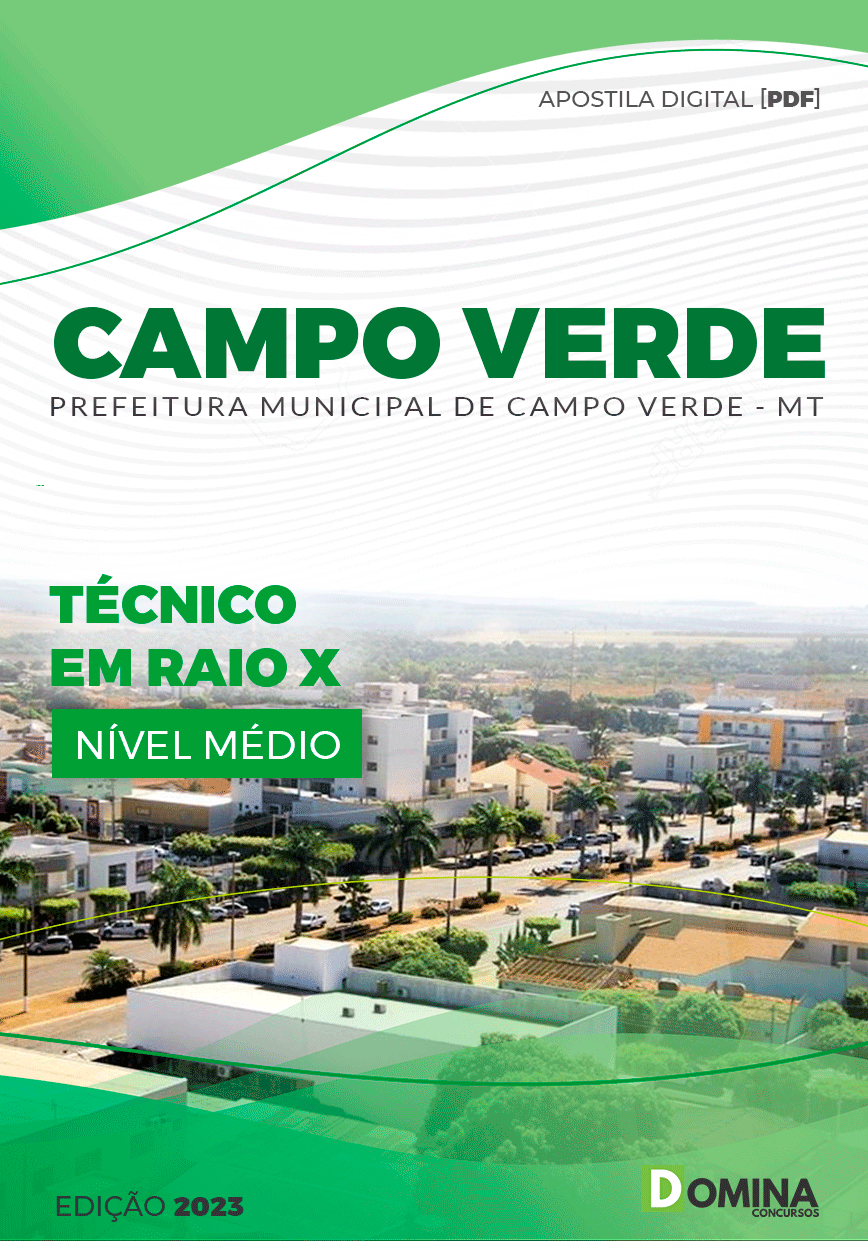 Apostila Pref Campo Verde MT 2023 Técnico Raio X