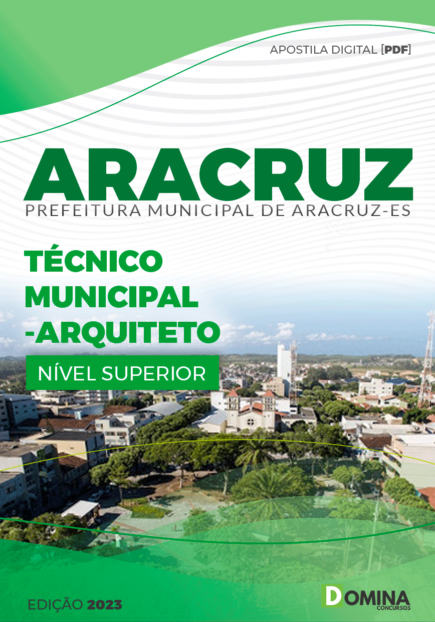 Apostila Concurso Pref Aracruz ES 2023 Técnico Arquiteto