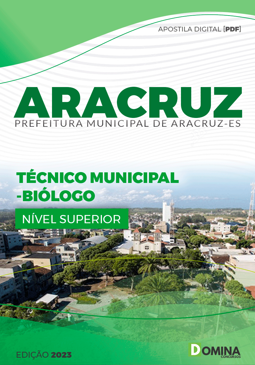 Apostila Concurso Pref Aracruz ES 2023 Técnico Biólogo