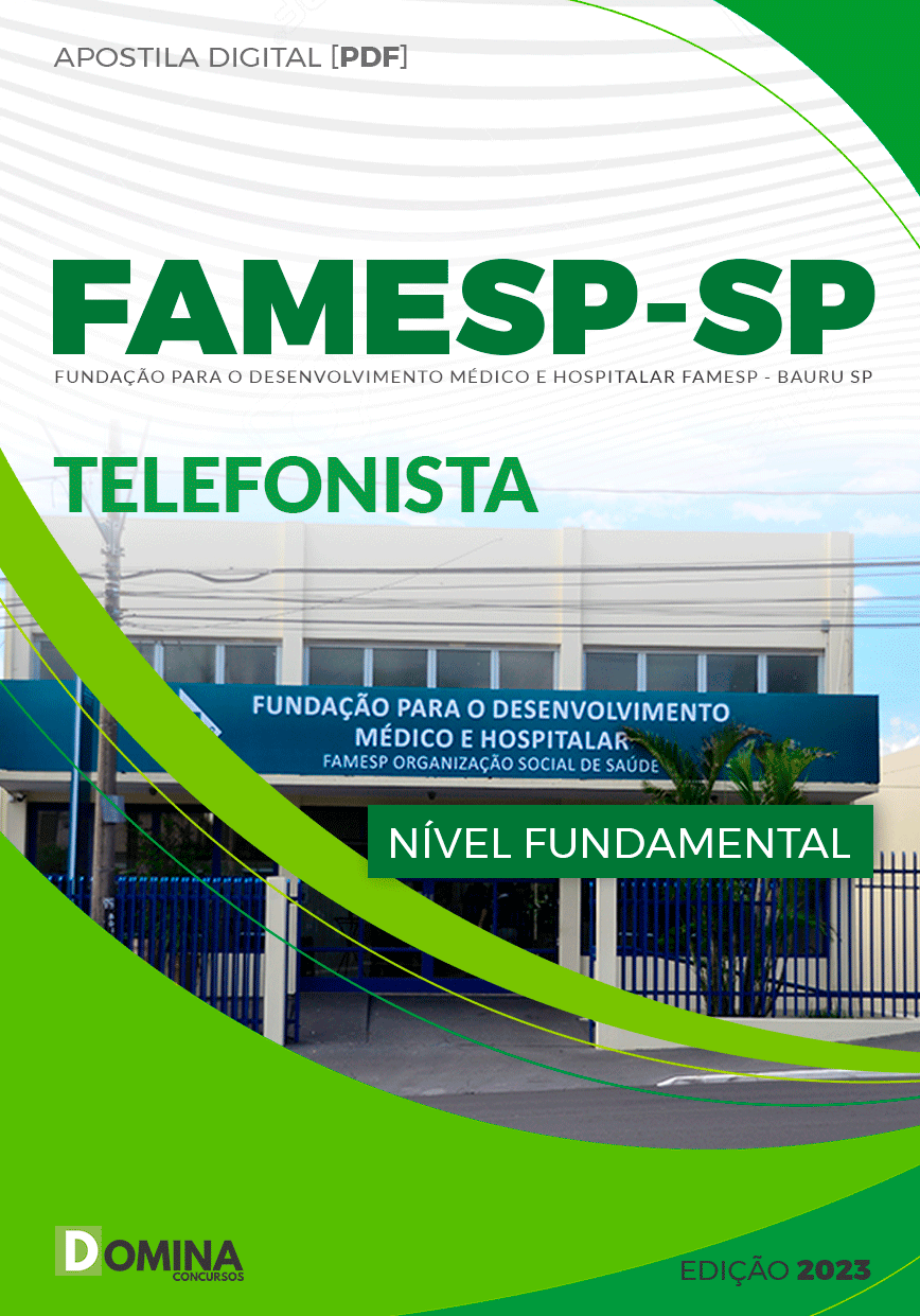 Apostila FAMESP SP 2023 Telefonista