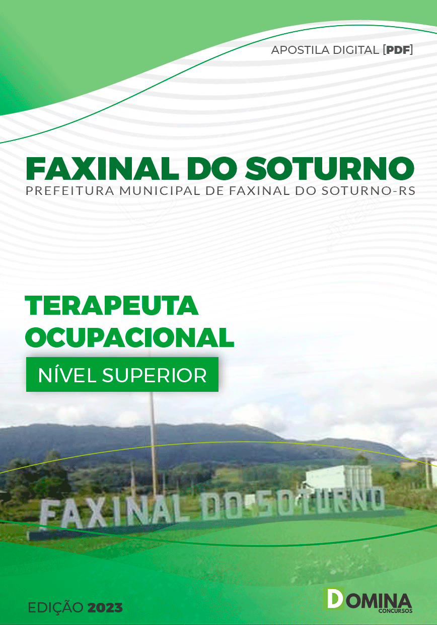 Apostila Pref Faxinal Soturno RS 2023 Terapeuta Ocupacional