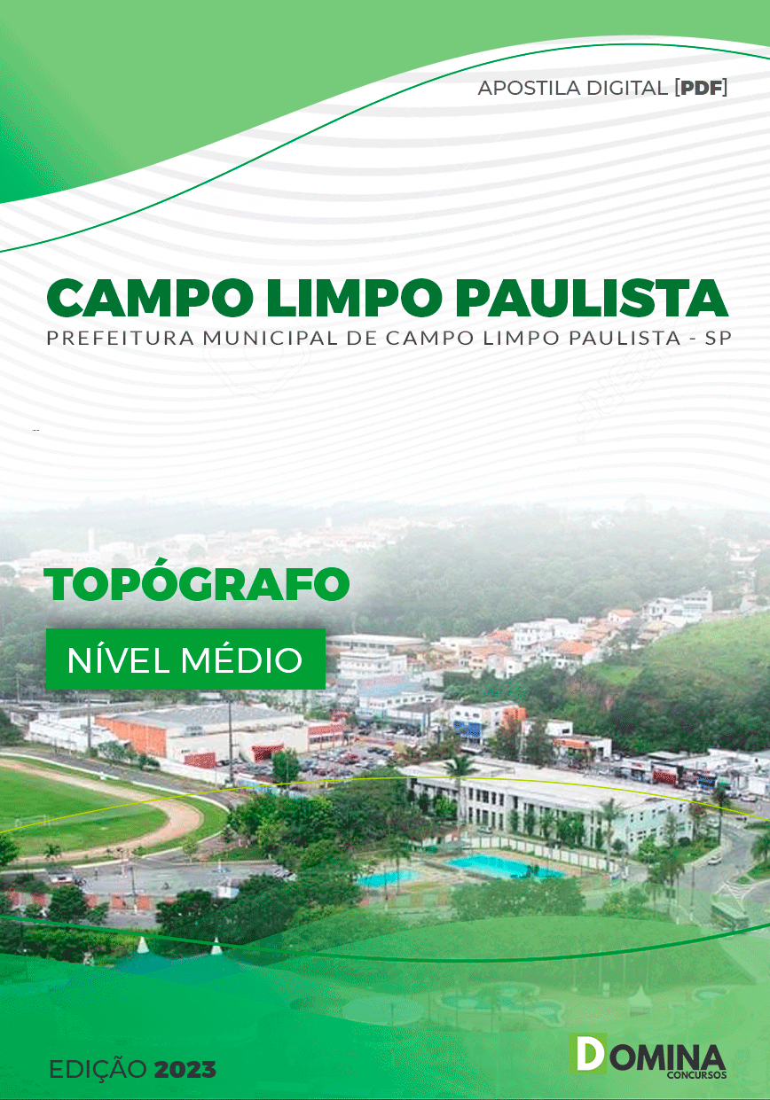 Apostila Pref Campo Limpo Paulista SP 2023 Topógrafo
