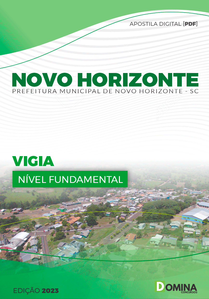 Apostila Pref Novo Horizonte SC 2023 Vigia