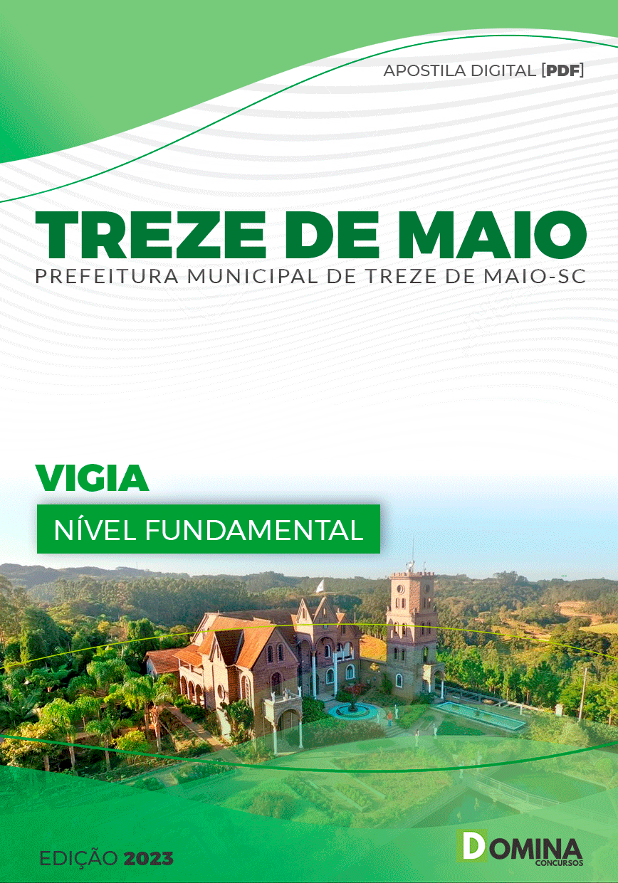 Apostila Pref Treze de Maio SC 2023 Vigia