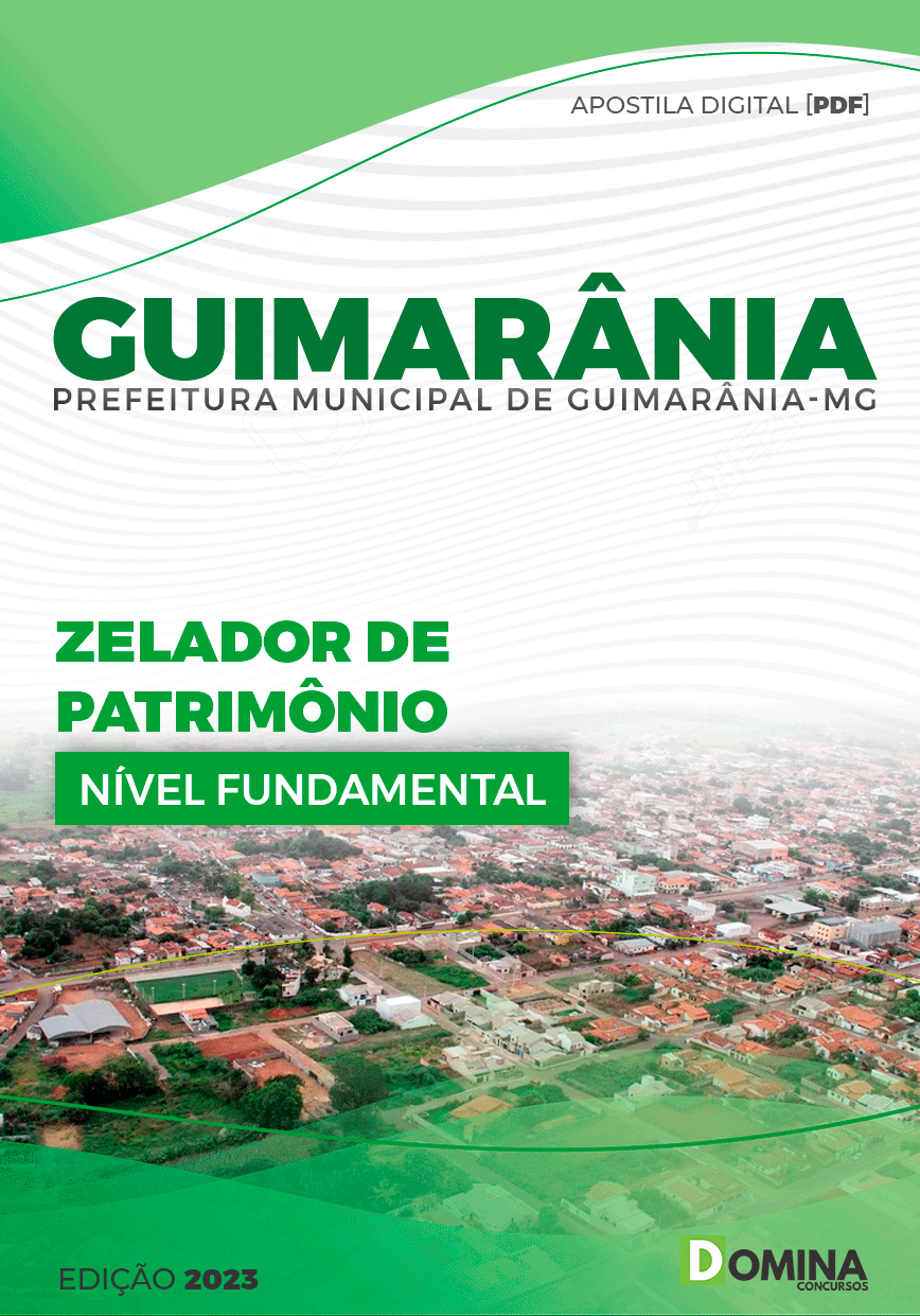Apostila Pref Guimarânia MG 2023 Zelador Patrimônio