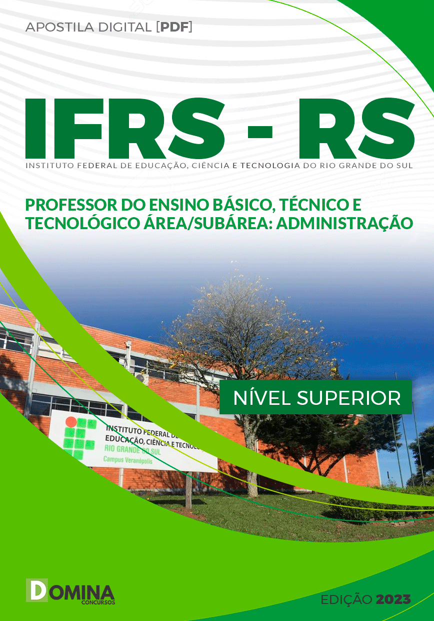 Apostila Concurso IFRS RS 2023 Administração