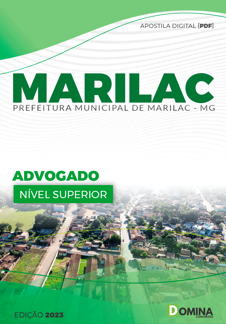 Apostila Pref Marilac MG 2023 Advogado