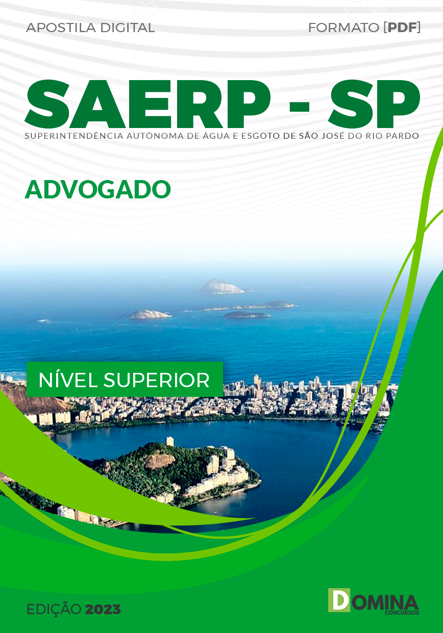 Apostila Concurso SAERP SP 2023 Advogado