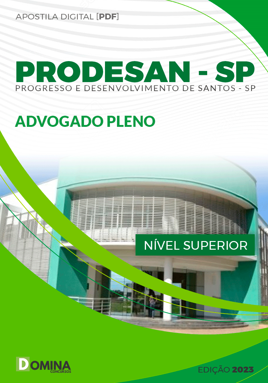 Apostila PRODESAN SP 2023 Advogado Pleno