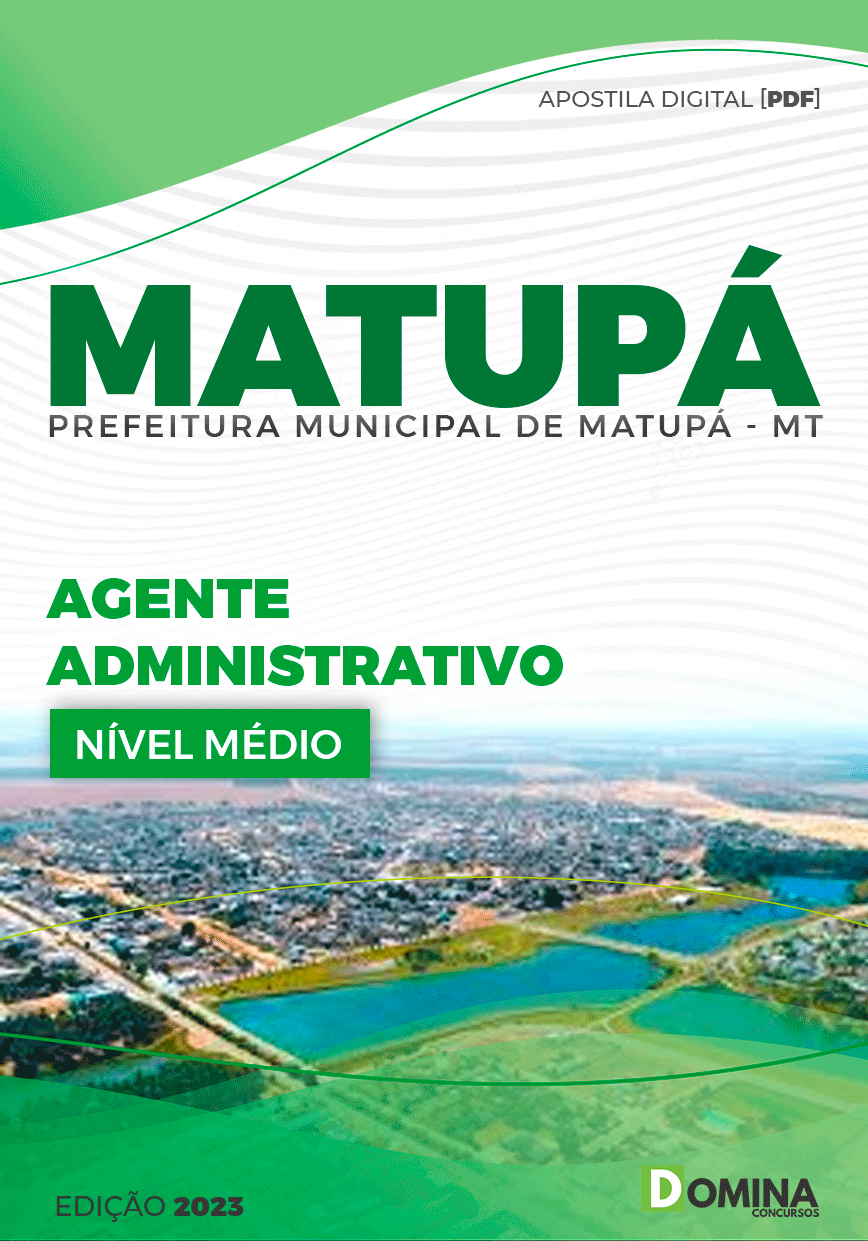 Apostila Concurso Pref Matupá MT 2023 Agente Administrativo