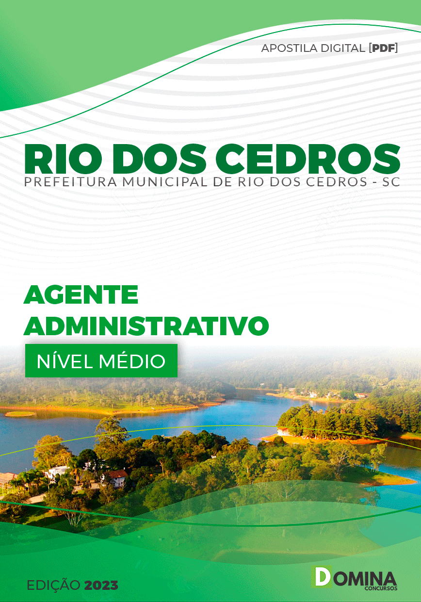 Apostila Pref Rio dos Cedros SC 2023 Agente Administrativo