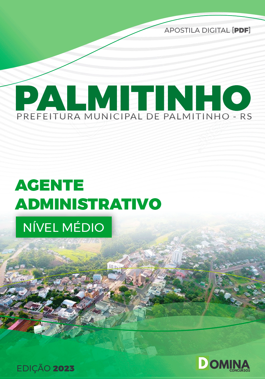 Apostila Concurso Pref Palmitinho RS 2023 Agente Administrativo
