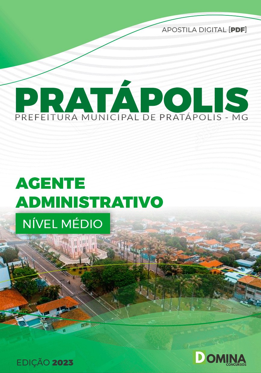 Apostila Pref Pratápolis MG 2023 Agente Administrativo