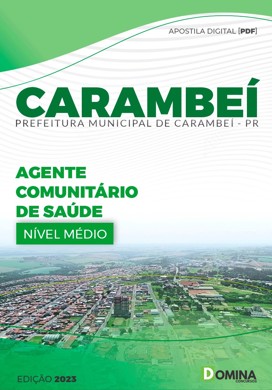 Apostila Pref Carambeí PR 2023 Agente Comunitário de Saúde