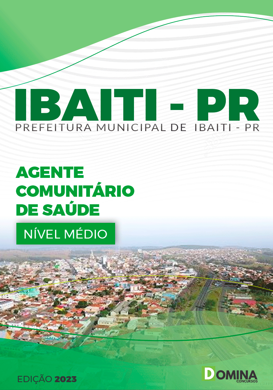 Apostila Pref Ibaiti PR 2023 Agente Comunitário de Saúde