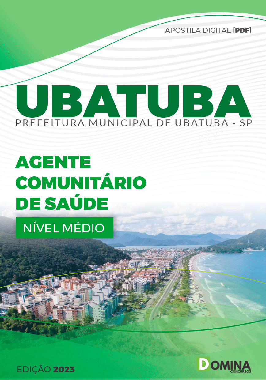 Apostila Concurso Pref Ubatuba SP 2023 Agente Comunitário Saúde