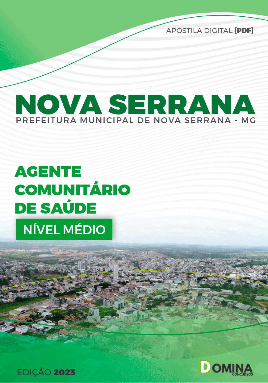 Apostila Pref Nova Serrana MG 2024 Agente Comunitário Saúde