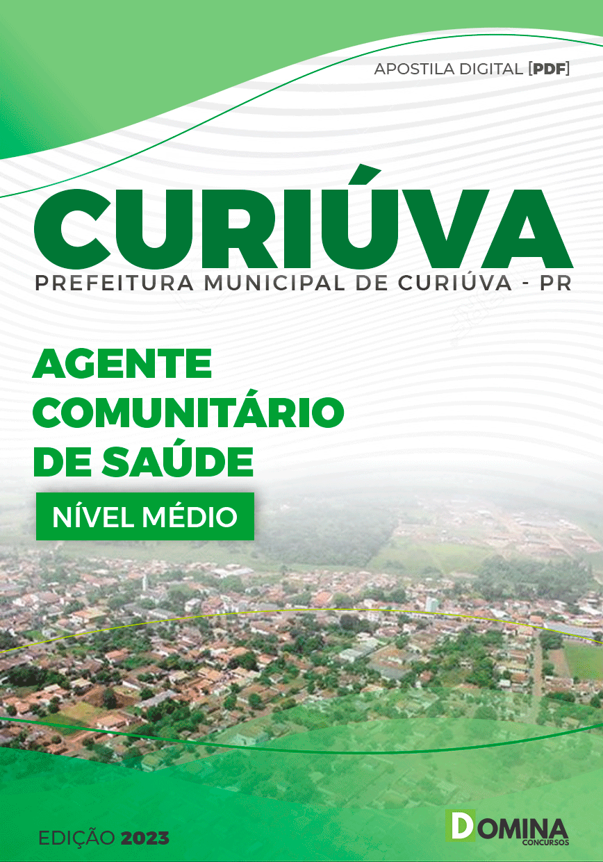 Apostila Pref Curiúva PR 2023 Agente Comunitário Saúde