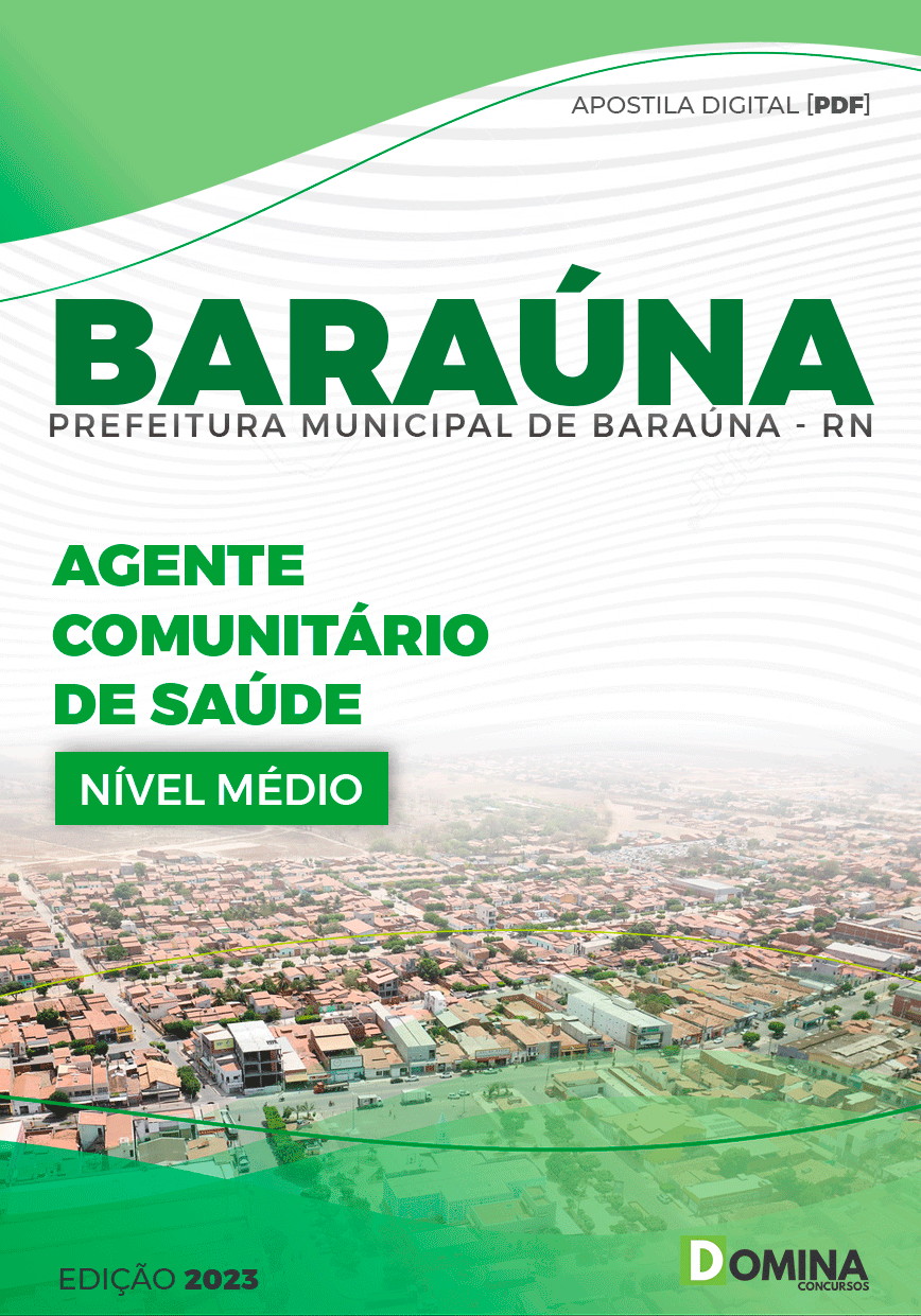 Apostila Pref Baraúna RN 2023 Agente Comunitário de Saúde