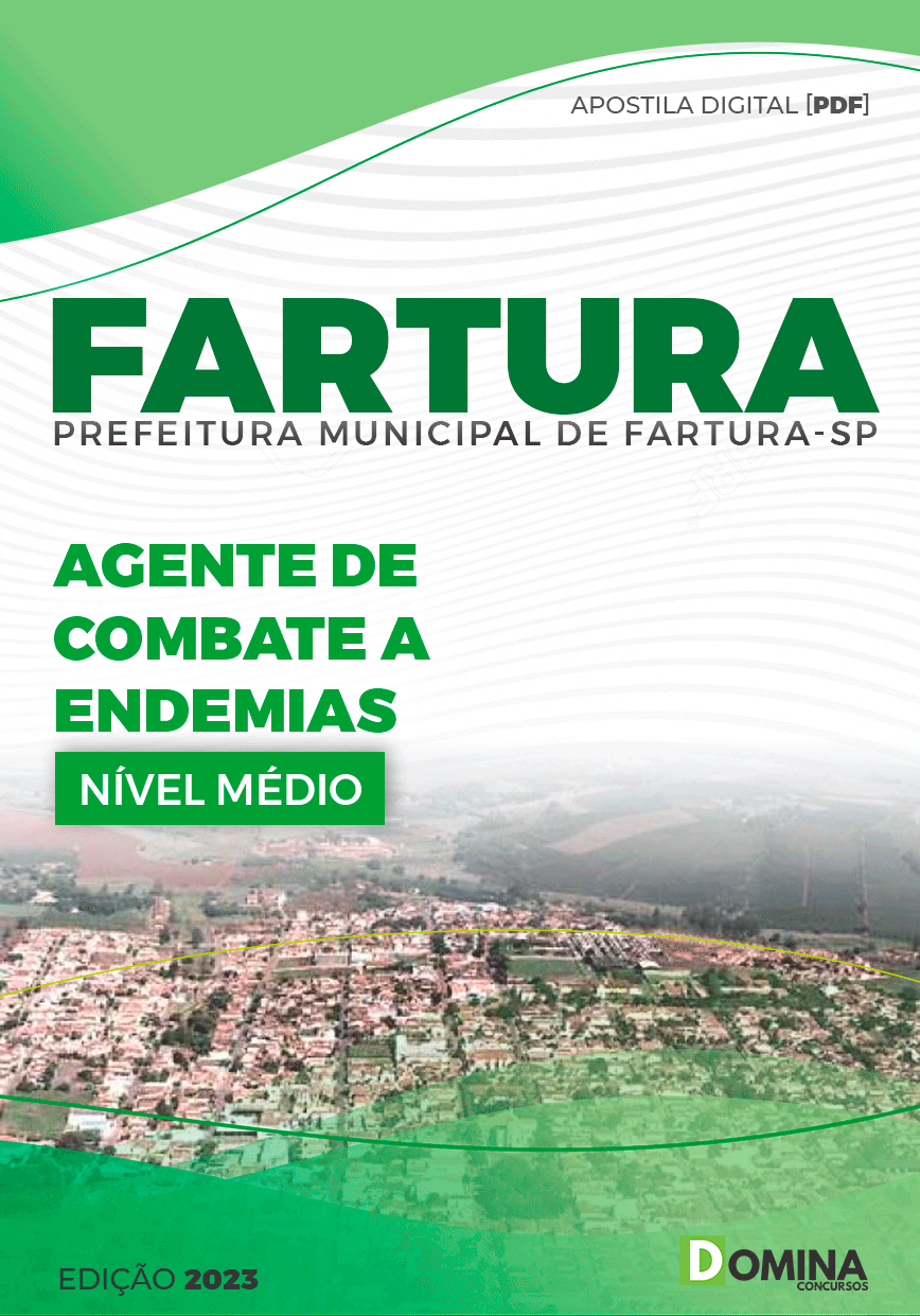 Apostila Concurso Pref Fartura SP 2023 Agente Combate Endemias