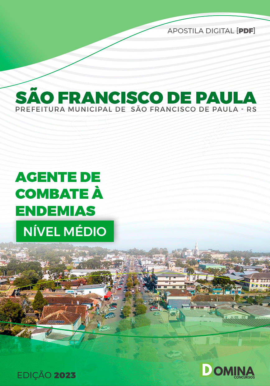 Pref São Francisco Paula RS 2023 Agente Combate à Endemias